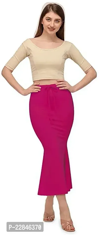 Reliable Pink Lycra Blend  Stitched Patticoats For Women-thumb4