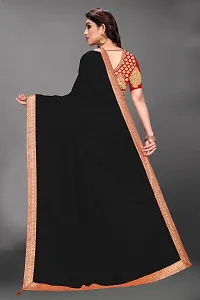 Fancy Chiffon Saree with Blouse Piece for Women-thumb2