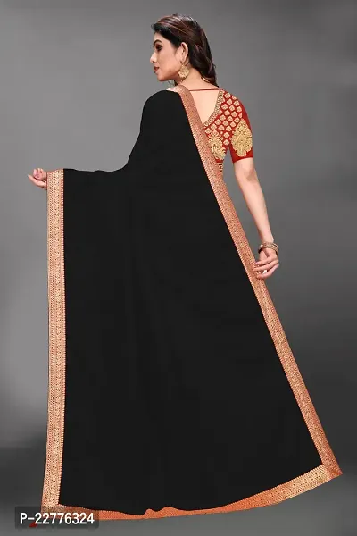 Fancy Chiffon Saree with Blouse Piece for Women-thumb3