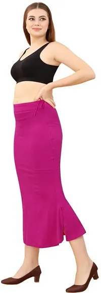 Pink Polyester Blend Saree Shapewear-thumb3