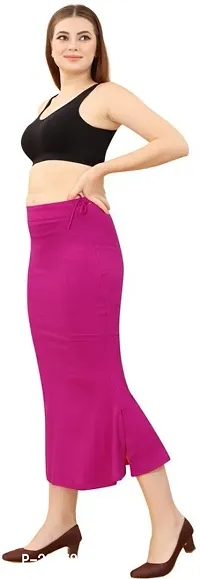 Pink Polyester Blend Saree Shapewear-thumb4