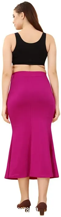 Pink Polyester Blend Saree Shapewear-thumb2