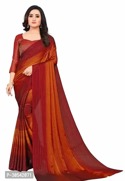 Elegant Georgette Saree with Blouse Piece