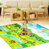 Jukkre Kid Baby Play Mat Floor Activity Happy Farm Rug Child Crawling Carpet, Double Sided Water Proof Baby Mat Carpet Baby Crawl Play Mat Kids Infant Crawling Play Mat Carpet Baby Gym Water-thumb1