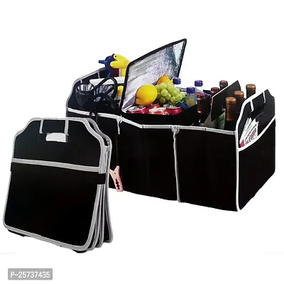 Jukkre Car Trunk Storage Organizer Collapsible Folding Car Storage Box Car Boot Organizer-thumb2