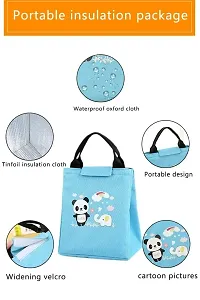 Jukkre Cartoon Lunch Box Bag for Kids Women Lunch Bags Caloric Insulated Cooler Bags Women Kids Lunch Tote Fruit Foods Container Bags Reusable  Portable (Multi)-thumb2