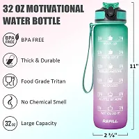 Jukkre 32oz Motivational Water Bottle with Time Maker, Leak Proof Drinking Water Bottle with Filter Layer, Make Sure You Drink Enough Water Throughout the Day for Fitness and Outdoor Sports-1-thumb3