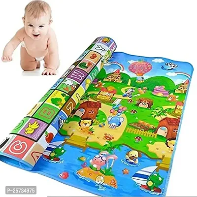 Jukkre Kid Baby Play Mat Floor Activity Happy Farm Rug Child Crawling Carpet, Double Sided Water Proof Baby Mat Carpet Baby Crawl Play Mat Kids Infant Crawling Play Mat Carpet Baby Gym Water-thumb0