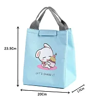 Jukkre Cartoon Lunch Box Bag for Kids Women Lunch Bags Caloric Insulated Cooler Bags Women Kids Lunch Tote Fruit Foods Container Bags Reusable  Portable (Multi)-thumb4