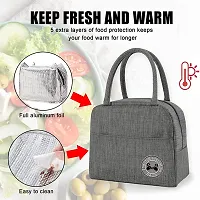 Jukkre Cute Tote Panda Label Bag-1 Lunch Bag for Everyone, Insulated Lunch Box for Men Women with Pocket, Leakproof Lunch Kit Small Cooler Bag for Work School Picnic Outdoor Travel-thumb4