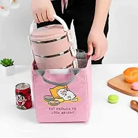 Jukkre Cartoon Lunch Box Bag for Kids Women Lunch Bags Caloric Insulated Cooler Bags Women Kids Lunch Tote Fruit Foods Container Bags Reusable  Portable (Multi)-thumb1