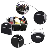 Jukkre Car Trunk Storage Organizer Collapsible Folding Car Storage Box Car Boot Organizer-thumb2