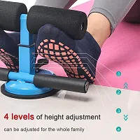 Jukkre Self-Suction Sit-ups Assistant Device Fitness Workout Sit Up Bar with Foam Padded Foot Holder Home Gym Office Abdominal Chest and arm Muscles Exercise Equipment for Men Women-thumb3