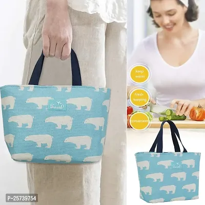 Jukkre Insulated Lunch Bag (Sky Blue Bag)-thumb2