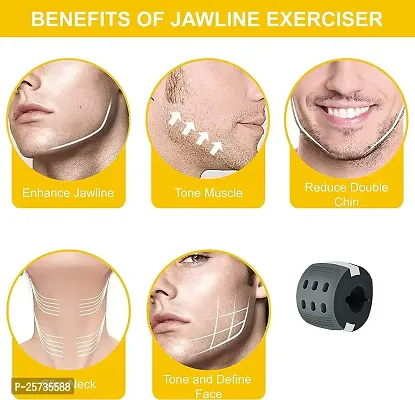 JUKKRE Jaw Exerciser, Jawline Exerciser , Jawline Shaper for Men Women, Jaws Exercise Ball Double Chin Reducer for Face Neck Muscle, Facial Exerciser (DOCTOR RECOMMENDED)-thumb3