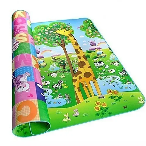 Jukkre Double Sided Water Proof Baby Mat Carpet Baby Crawl Play Mat Kids Infant Crawling Play Mat Carpet Baby Gym Water Resistant Baby Play  Crawl Mat(Large Size - 6 Feet X 4 Feet) (babymat)