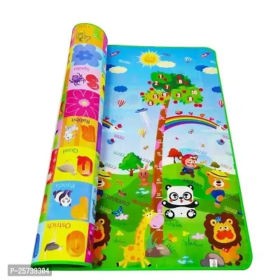 Jukkre Double Sided Water Proof Baby Mat Carpet Baby Crawl Play Mat Kids Infant Crawling Play Mat Carpet Baby Gym Water Resistant Baby Play  Crawl Mat(Large Size - 6 Feet X 4 Feet) Playmat for Babies-thumb0