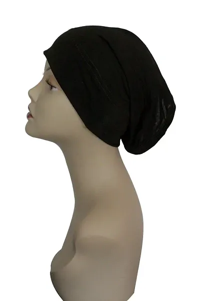 Modern Hejab Women's Under Scarf Tube Cap with Brim One Size