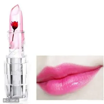 Professional Waterproof Moisturizing Flower Crystal Color Changing Glossy Lip Balm Pack Of 1-thumb0