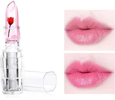 Professional Waterproof Moisturizing Flower Crystal Color Changing Glossy Lip Balm Pack Of 1-thumb3