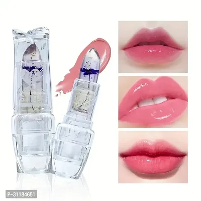 Professional Waterproof Moisturizing Flower Crystal Lipstick Pack Of 1-thumb0