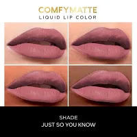 Comfy Matte Liquid Lipstick (Nude), 3 ml-thumb3