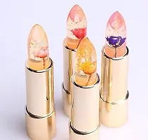 Moisturizer lipsticks Lips Care Surplus Bright Flower Jelly Lipstick 4g x 4 PCS SET-thumb4