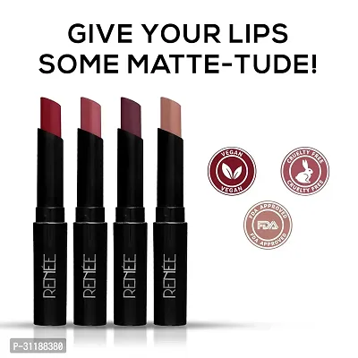 Pack of 4 Matte Lipsticks-thumb5