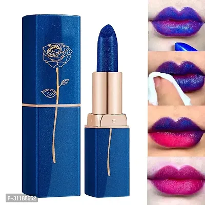 Blue Lipstick That Turns Pink 1 PC