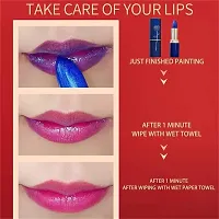 Blue Lipstick That Turns Pink 1 PC-thumb2