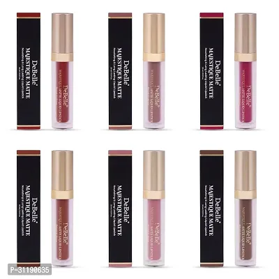 Matte Long Lasting Waterproof Liquid Lipstick Combo Set of 6