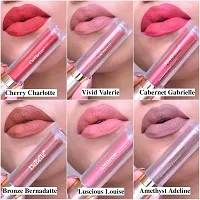 Matte Long Lasting Waterproof Liquid Lipstick Combo Set of 6-thumb3