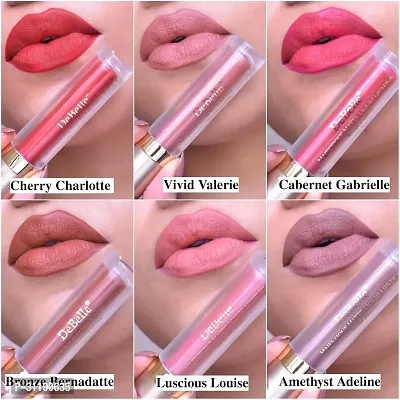 Matte Long Lasting Waterproof Liquid Lipstick Combo Set of 6-thumb4