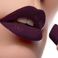 Matte Moisturizing Lipstick Dark Violet 187, Dark Violet, 4.5 g(pack of 2)-thumb2