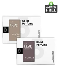 Combo Pack of Alcohol Free Solid Perfumes Woody Oud  Nomade for Men  Women 12 g-thumb1