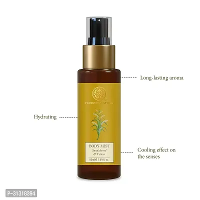 Forest Essentials Travel Size Body Mist Sandalwood  Vetiver-thumb2