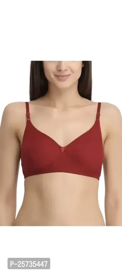 Perfect Looks Full Coverage Non Padded Women Bra Model-Perfect (34, Marron)-thumb0