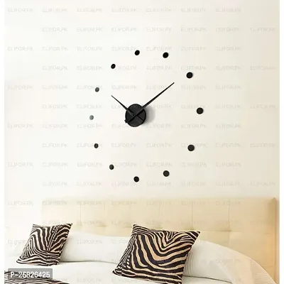 Designer Analog 70 cm X 70 cm Wall Clock (Black, Without Glass, DIY Clocks)-thumb4