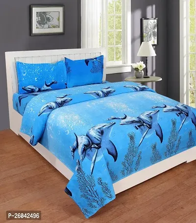 double bedsheet with a classy design and modern look to your bedroom