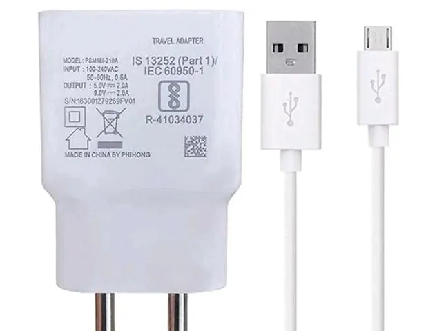 ORENSH Fast Charger Compatible for Vivo Y11, V5 Plus, V3, V7, Y69, V1 max V3 max,Y21, V3, Y15, All Smart Phone Adapter Mobile Charger with 1 Meter Charging Cable(2.4 Amp White)