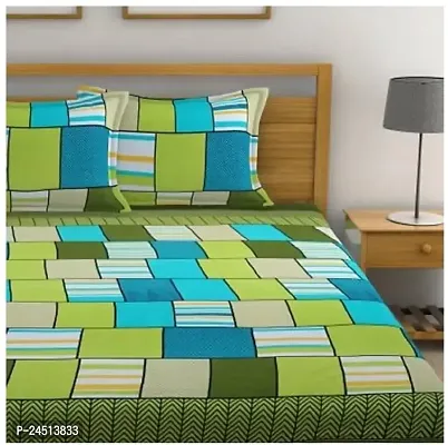 Classic Polycotton Bedsheet Printed Double Bedsheets  Bedcovers-thumb0