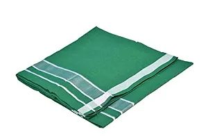 JE Cotton Dhotis With Border Dhoti For Men (Premam Green, 1 Pc)-thumb1