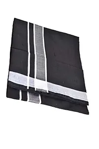 Cotton Dhotis With Border Dhoti For Men (1 Pc)-thumb1