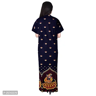 Elegant Cotton Printed Nighty For Women- Pack Of 2-thumb3