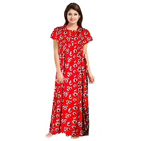 Elegant Cotton Printed Nighty For Women- Pack Of 2-thumb1