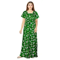 Elegant Cotton Printed Nighty For Women- Pack Of 2-thumb1