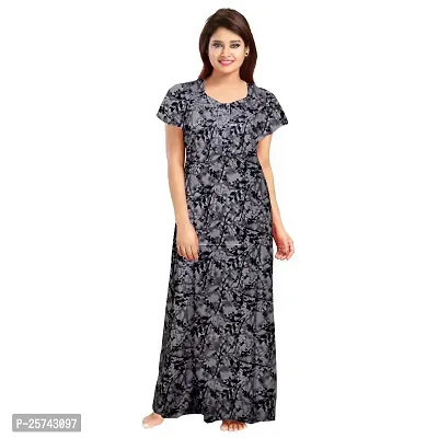 Elegant Cotton Printed Nighty For Women- Pack Of 2-thumb4