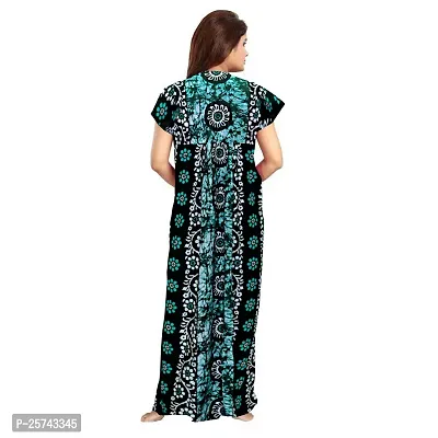 Elegant Cotton Printed Nighty For Women- Pack Of 2-thumb3