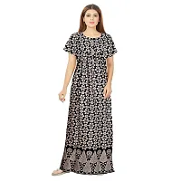 Elegant Cotton Printed Nighty For Women- Pack Of 2-thumb3