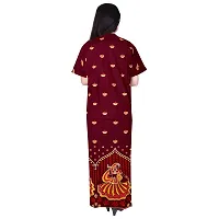 Elegant Cotton Printed Nighty For Women- Pack Of 2-thumb4